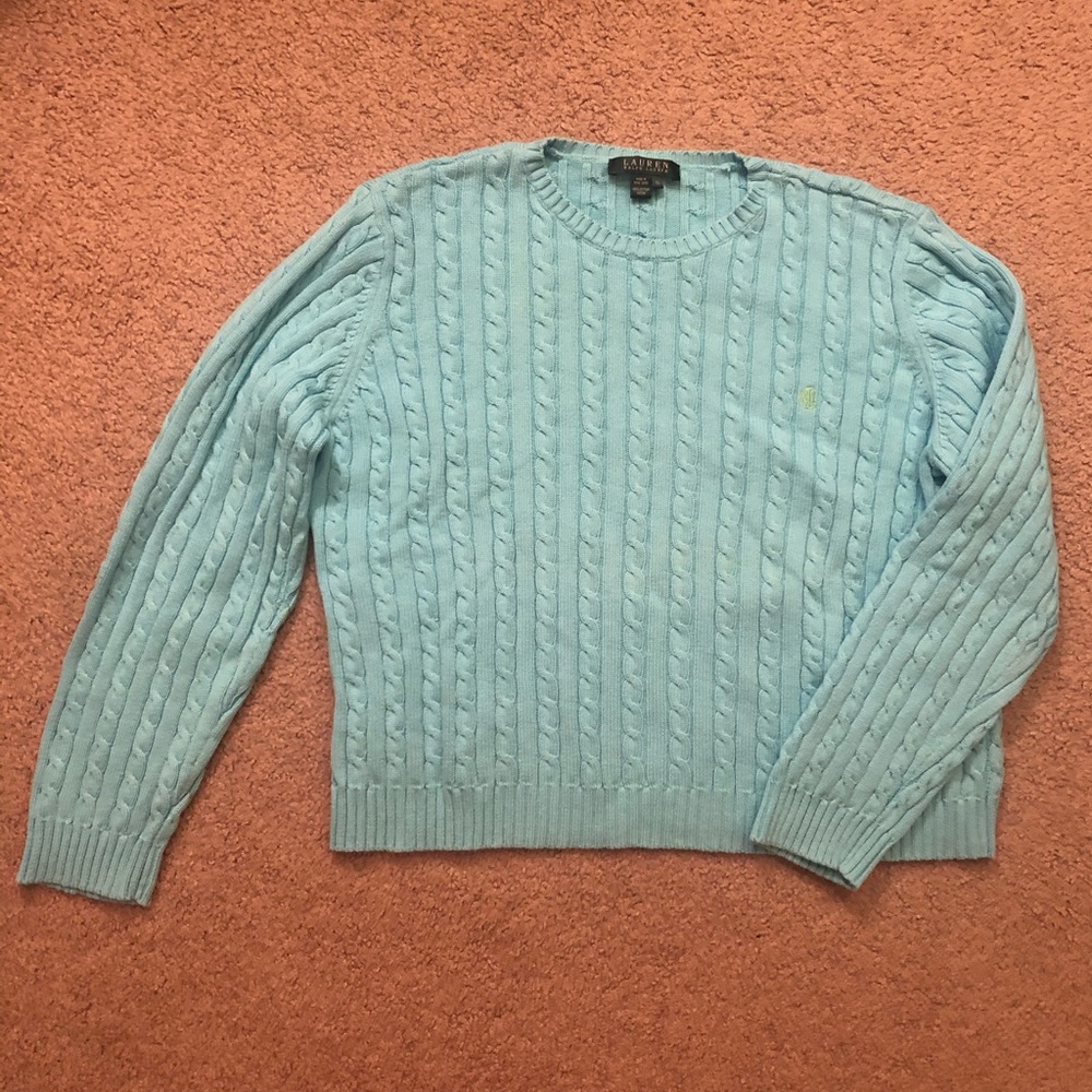Ralph Lauren Cotton Cable Knit Sweater